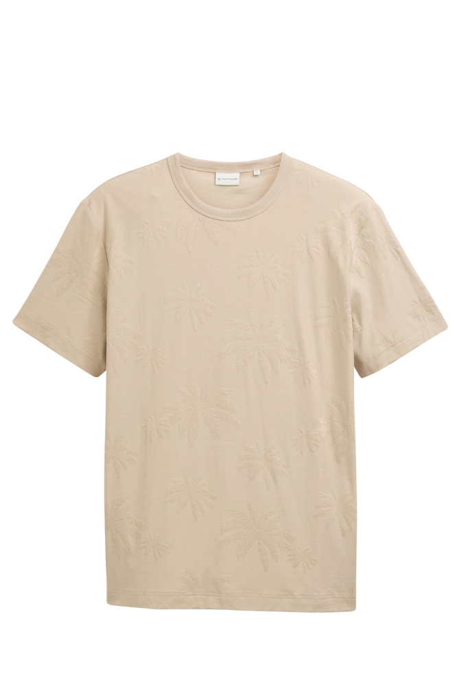 JACQUARD T SHIRT MET PALMBOOM MOTIEF 1046767XX10 38034
